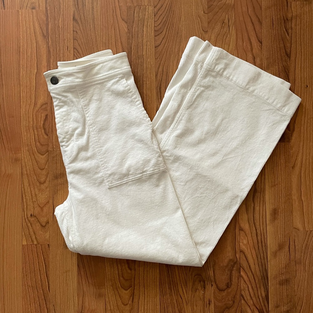 Lou & Grey Corduroy Wide Leg High Waist Pants 4